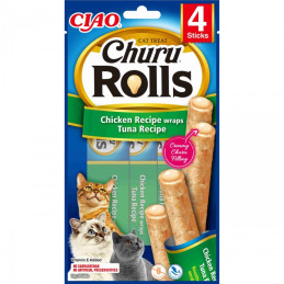 INABA Cat Churu Rolls kurczak z tuńczykiem 4x10g (40g) EU731