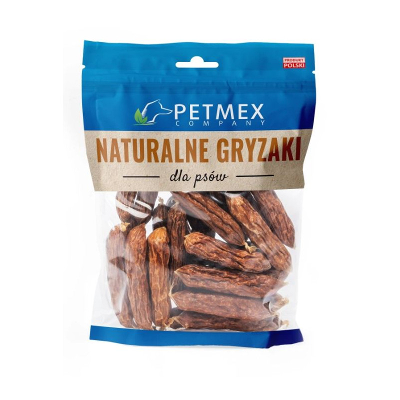 Petmex, kiełbaski drobiowe, paluszki drobiowe, gryzak naturalny, 200g