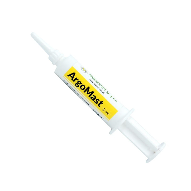 Argomast, tubki z nanosrebrem dla krów mlecznych, 5 ml