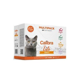 Calibra Life, multipack, koty, 4 smaki, 12 saszetek, 131589