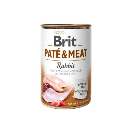 BRIT PATE&MEAT RABBIT 400g