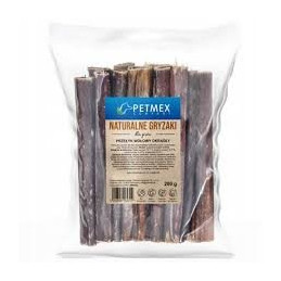 Petmex, przełyk wołowy plaski, gryzak naturalny 200 g