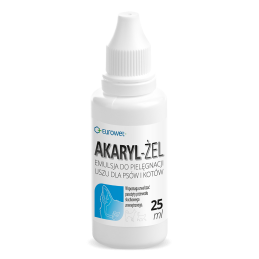 Eurowet Akaryl żel 25ml preparat do pielęgnacja uszu