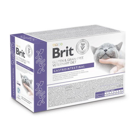 BRIT GF VET. CAT POUCH GASTROINTESTINAL 12 x 85g , saszetki weterynaryjne dla kota