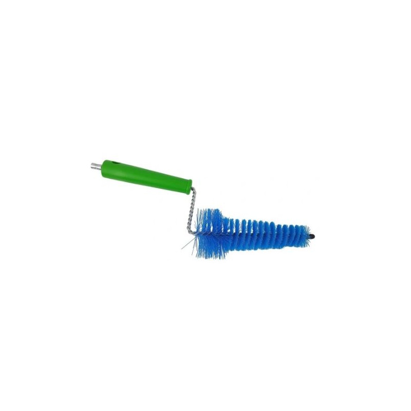 Can Agri, Szczotka do gum strzykowych, 2-stopniowa, zielony/niebieski, 32 cm