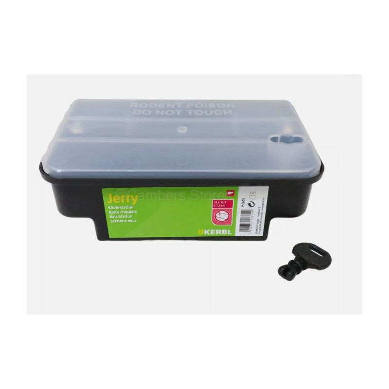 Kerbl, stacja deratyzacyjna JERRY na myszy, 22 x 13,7 x 7,6 cm