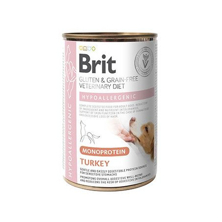 BRIT DOG HYPOALLERGENIC MONO TURKEY 400g