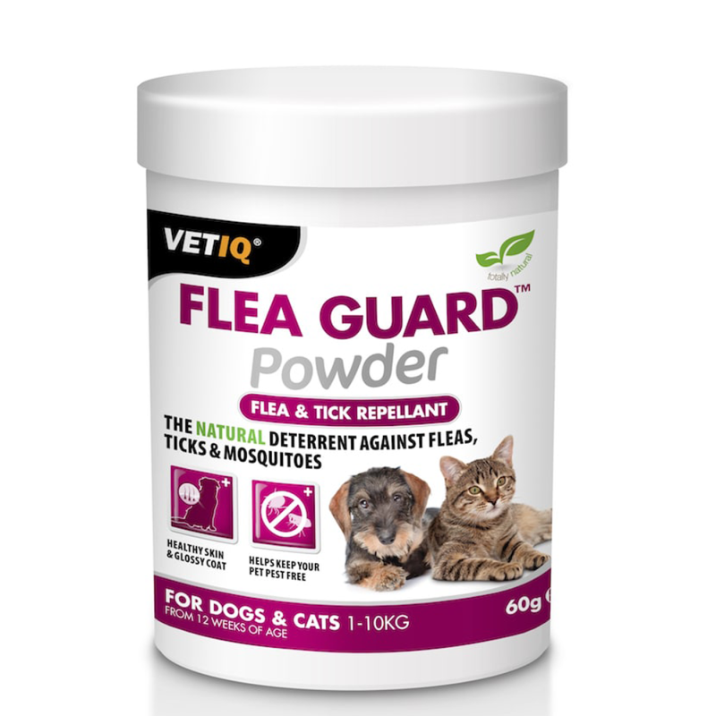 VetIQ Flea Guard® preparat na pchły i kleszcze, 60 g