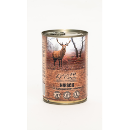 O'Canis, pies, jeleń z kaszą gryczaną, puszka 400 g