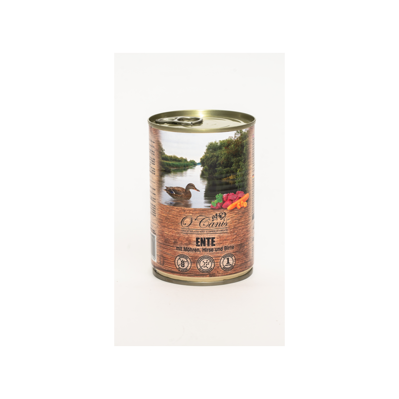 O'Canis, pies, kaczka z marchewką, puszka 400 g