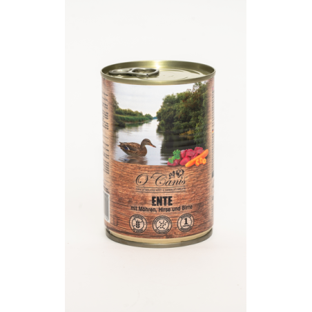 O'Canis, pies, kaczka z marchewką, puszka 400 g