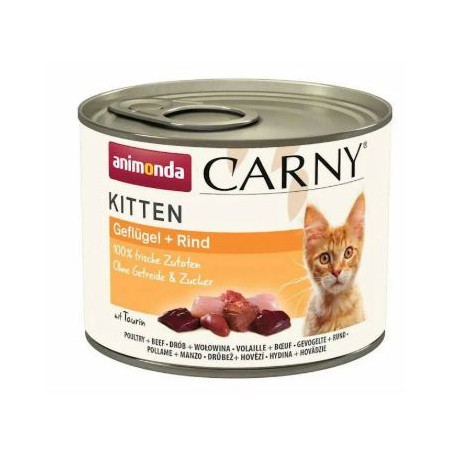 Animonda kitten, wołowina i drób, 200 g