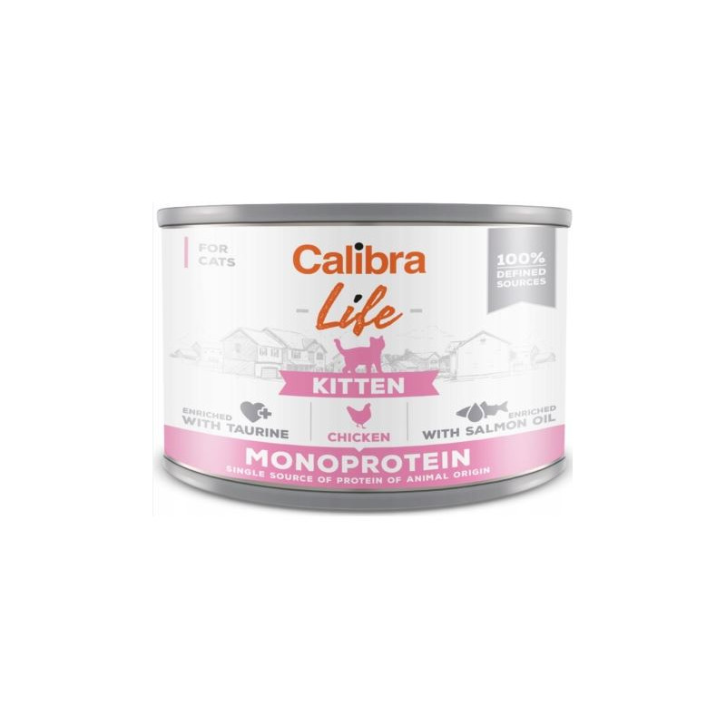 Calibra life, kocię, kurczak i serca z kurczaka, 200 g, 126330