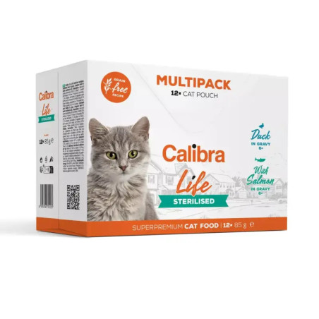 Calibra life, koty sterylizowane, multipack, 12 saszetek, 131580