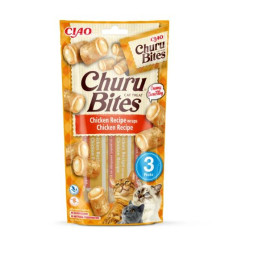 Inaba Cat Churu Bites Kurczak Przysmak 3 x 10 g, Przekąski dla kota z kurczakiem