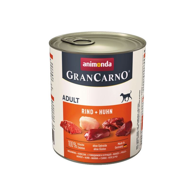 Animonda Gran Carno, pies, wołowina i kurczak, 800 g