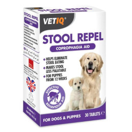 VetIQ, Stool Repel, eliminuje koprofagię u psów, 30 tabletek